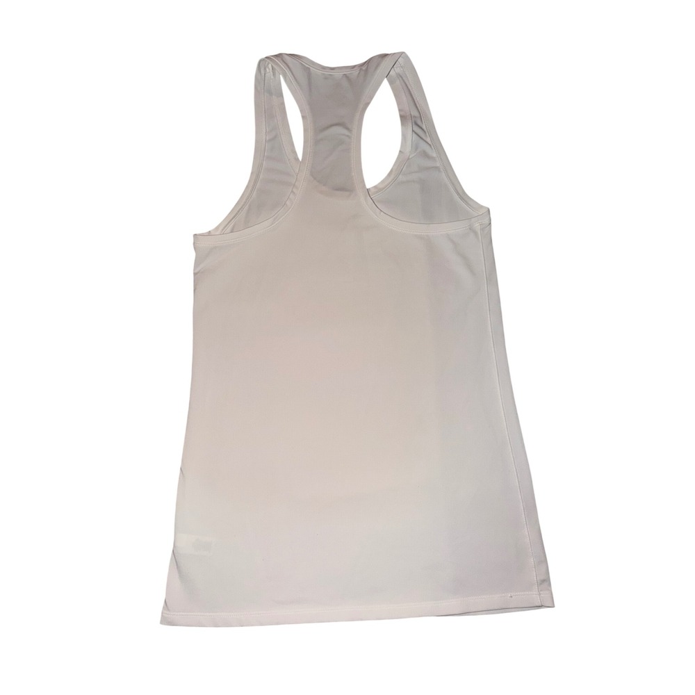 Athleta White Racerback Active Tank Top Women Small Yoga Running Gym Workout - Picture 2 of 5